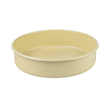 Baking dish, for grill and oven 6.3 L "Milk", round, diameter 32 cm