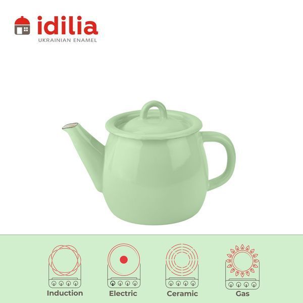 1.0 L "Mint Cool" teapot