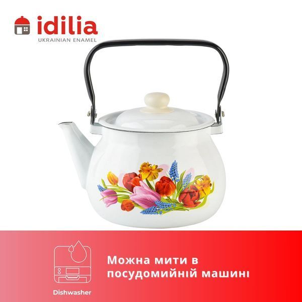 Kettle 2.5 L "Spring Bouquet (white)"