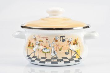 Cylindrical-spherical pot &ldquo;Gurmanika&rdquo;