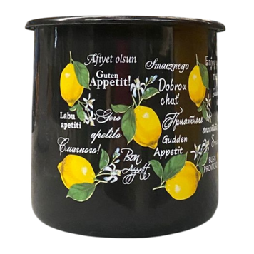 Mug 1.0 L "Fresh Lemon (black)"