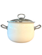 Set of spherical pots with glass lids "Milk" (2.5 L, 3.5 L, 5 L) I1600milk photo 3
