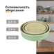 Set of baking and grilling dishes (9 p.), 2.5 L; 3.8 L; 6.3 L, "Mint Cool" IF143мятпр photo 3