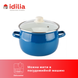 Spherical pot 5.0 L with stainless steel rim and glass lid "Aquamarine" I619165/4аквамар photo 4