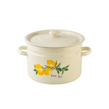 Cylindrical pot 9.0 L "Lemon Tree (Milk)"