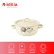 Cylindrical pot 1.5 L with hollow handle on the lid "Viola (milk)" I160815/2виола photo 3