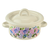 Cylindrical pot 0.4 L with hollow handle on the lid "Anabel (milk)"