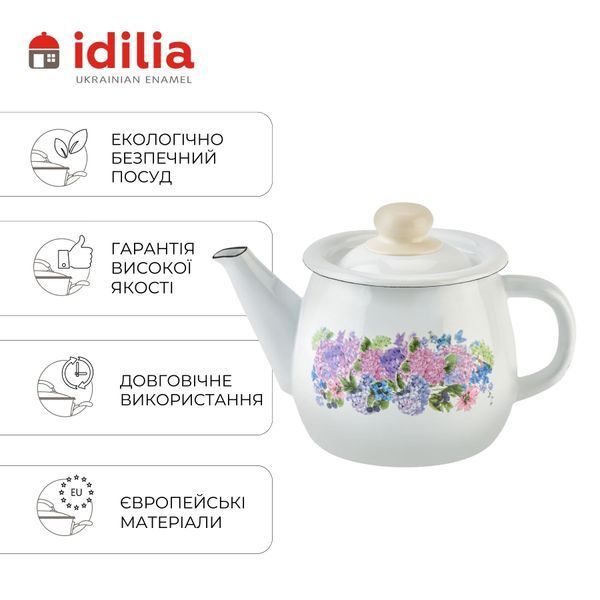Teapot 1.0 L "Anabel (white)"