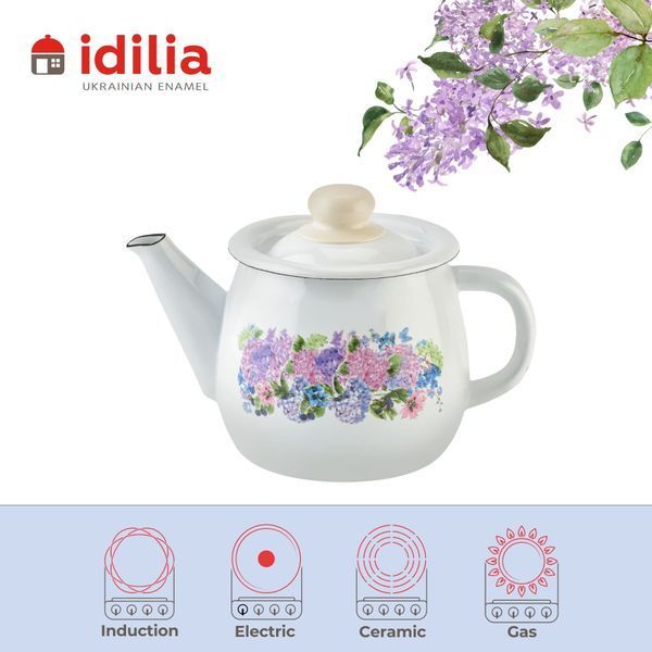 Teapot 1.0 L "Anabel (white)"