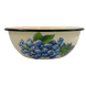 Enamel Bowl "Blueberry (Cream)" 4 L I03145/2мголуб photo 1