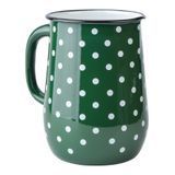 Jug 2.5 L "Polka (emerald)"