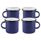 Set of 0.5 L Enamel Mugs (4 pcs) &ldquo;Winter Evening&rdquo;