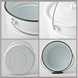 Cylindrical bucket 12.0 L with hollow handle on the lid "Magnolia (white)" I122415/2магнол photo 3