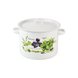 Cylindrical pot 5,5 l with hollow handle on the lid "Fresh Greens (white)" I161715/2зелфрэш photo 1