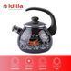 Kettle 2.5 L with stainless steel rim and whistle "Spicy (black)" I27115/4спайси photo 4