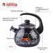 Kettle 2.5 L with stainless steel rim and whistle "Spicy (black)" I27115/4спайси photo 6