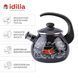 Kettle 2.5 L with stainless steel rim and whistle "Spicy (black)" I27115/4спайси photo 3