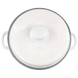 Spherical Enamel Pot with Stainless Steel Rim "White" 7 L I19205/1біла photo 2