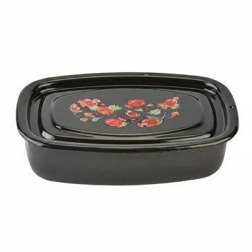 Tray with lid 1.0 L "Pomegranate (black)"