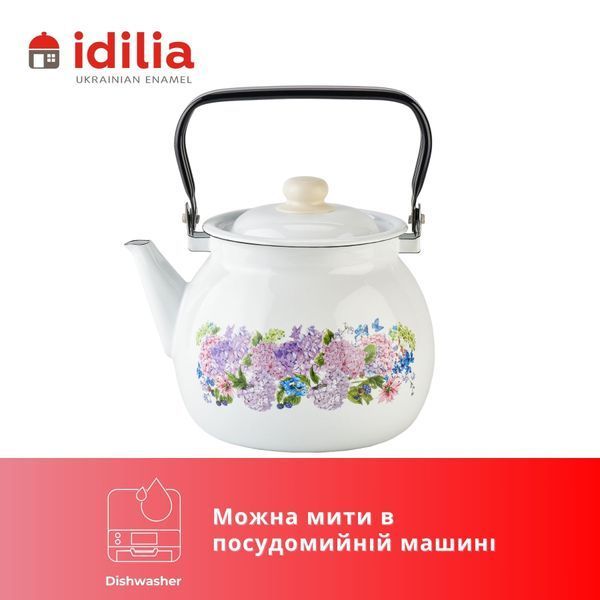 Чайник емальований 3,5 л "Анабель (біла)" I271305/2анабель фото
