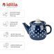 Teapot 1.0 L "Polka (blue)" I27075/4сполька photo 2