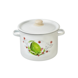 Cylindrical pot 5.5 L "Lime (white)"