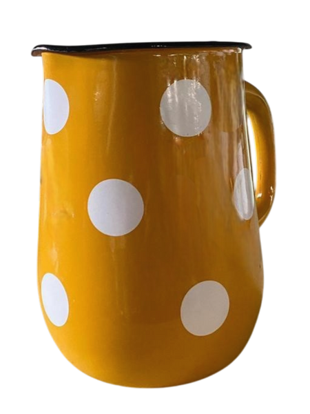 Jug 2.5 L "White Pea (mustard)"