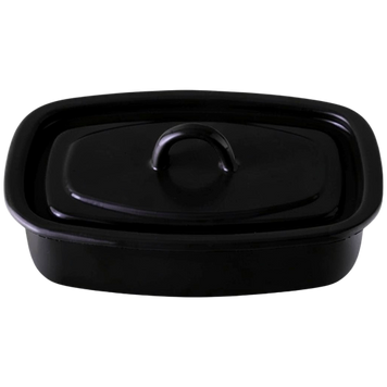 Tray 1.0 L with hollow handle on the lid "Black"