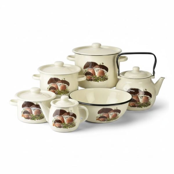 &ldquo;Mushrooms&rdquo; set in milky color