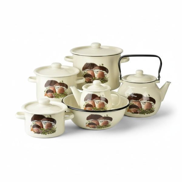 &ldquo;Mushrooms&rdquo; set in milky color