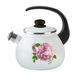 Kettle 2.5 L with stainless steel rim and whistle "Laura (white)" I27115/2whtLaur photo 1