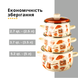Set of spherical pots "Caf&eacute; de Chery (milk)" I946кафе photo 2