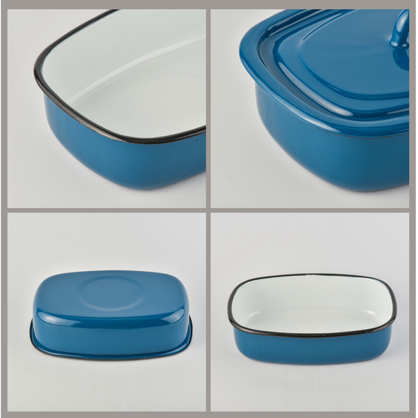 Tray 1.5 L with hollow handle on the lid "Aquamarine"