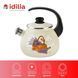 Kettle 2.5 L with stainless steel rim and whistle "Lavender Basket (milk)" I27115/2мкорлав photo 4